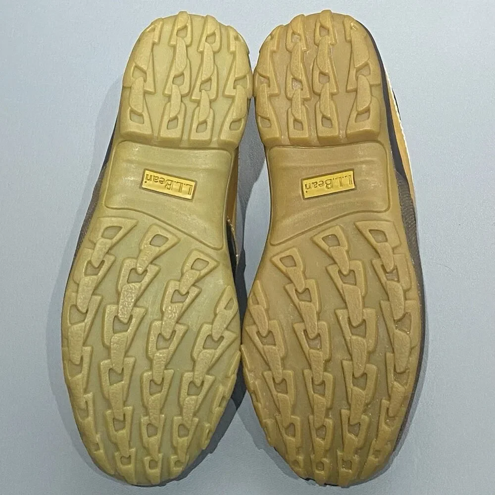 LL Bean Duck Shoes Clogs Slip-On Men’s 11 M Nubuck Leather Waterproof